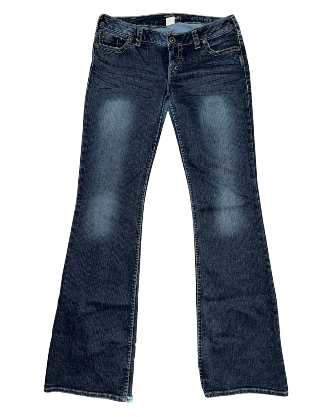 Silver Jeans Co Pioneer Women’s 31/35 Dark Wash Flare Jeans Y2K